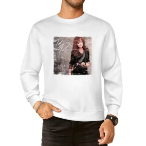 Bonnie Raitt Nick of Time Album Cover Distressed Image European Size Pullover Sweater