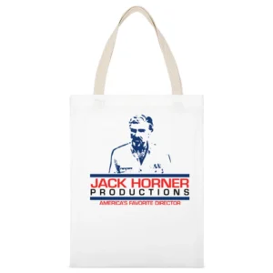 Boogie Nights Jack Horner Movie White Canvas Tote Shopping Bag