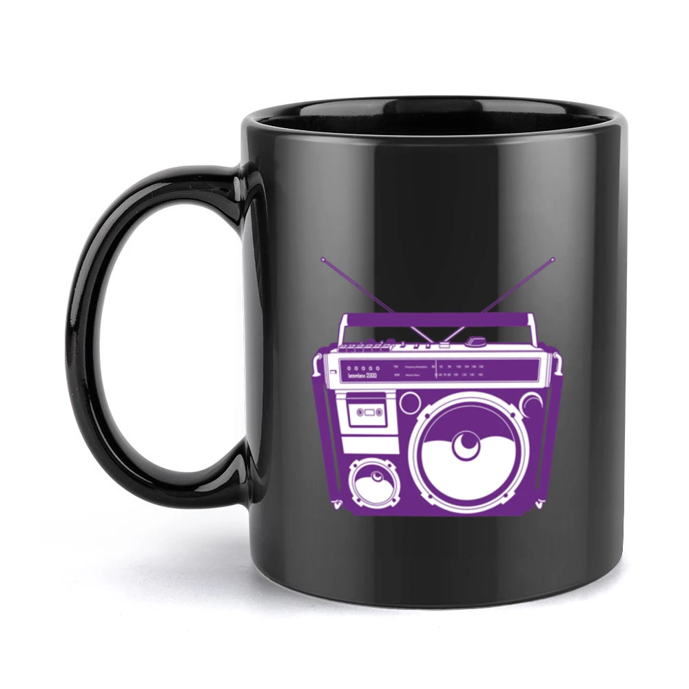 Boombox Tshirt Black Mug