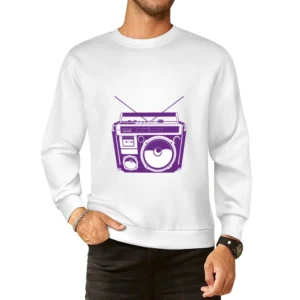 Boombox Tshirt European Size Pullover Sweater