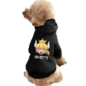 Bowsette Super Mario Peach Bowser Cosplay Ladies Pet Apparel Clothes
