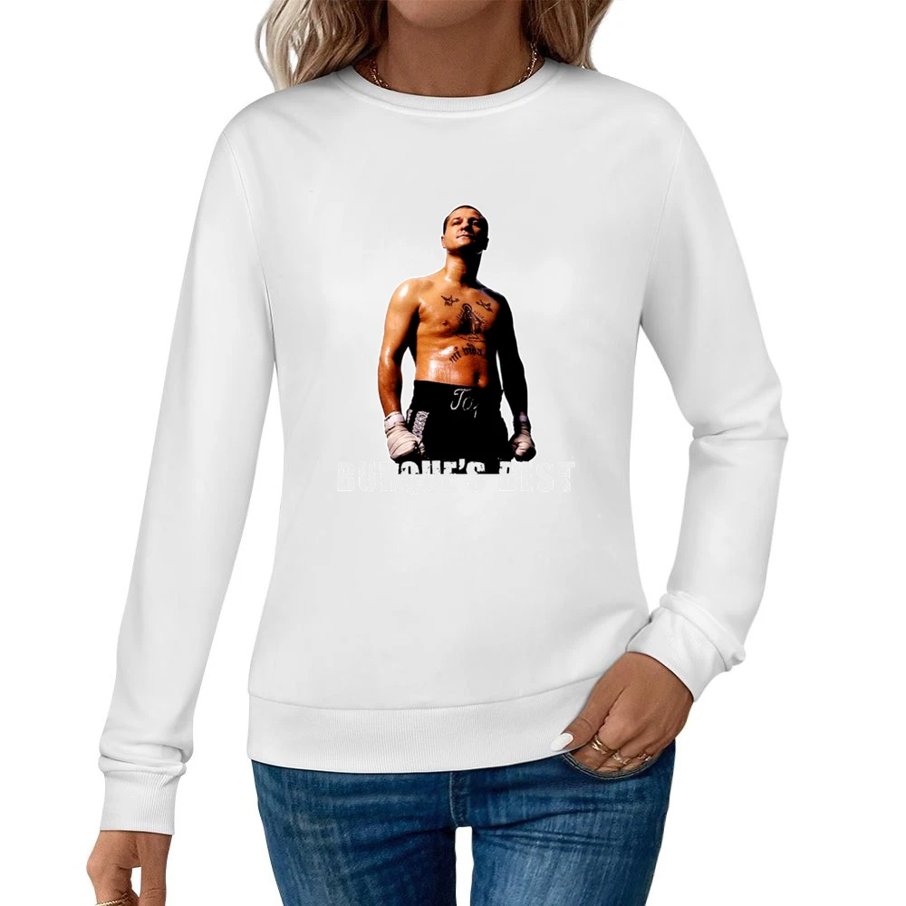 Boxing Legend -Johnny Tapia Boxing Legend Burques Best Box Women Pullover Sweatshirt