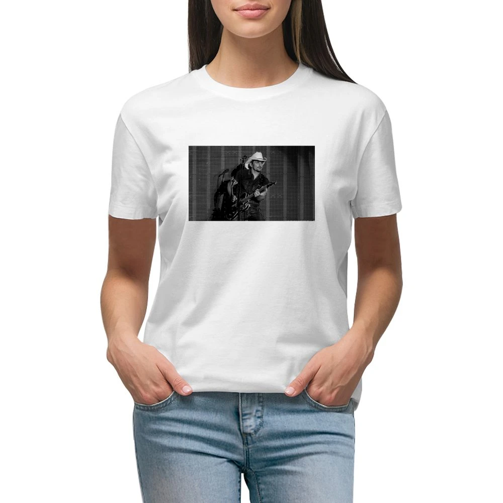 Brad Paisley Tshirt (All Colors Available) Premium Women Ladies T-shirt