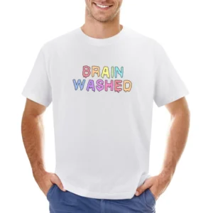 Brain Washed Colorful Drips Fun Tee Shirt Asian Size Men T-Shirt