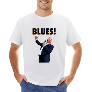 Brett Hull Blues Hockey Champions 2019 Sports Fan Asian Size Men T-Shirt