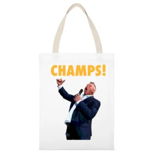Brett Hull St Louis Hockey Champions 2019 Sports Fan White Canvas Tote Shopping Bag