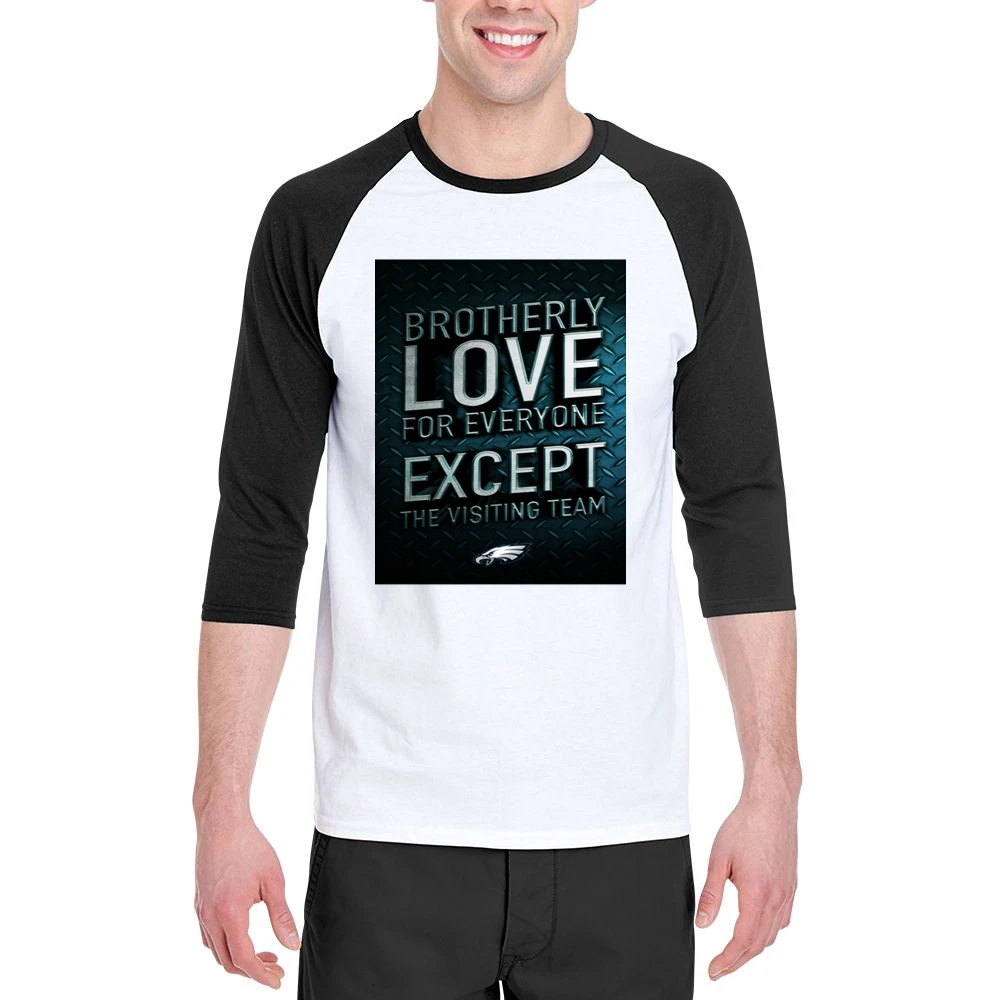 Brotherly Love Philadelphia Football (all Styles And Colors Available) Men 3/4 Sleeve T-Shirt