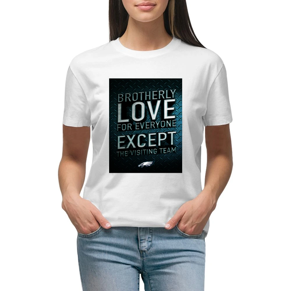 Brotherly Love Philadelphia Football (all Styles And Colors Available) Premium Women Ladies T-shirt