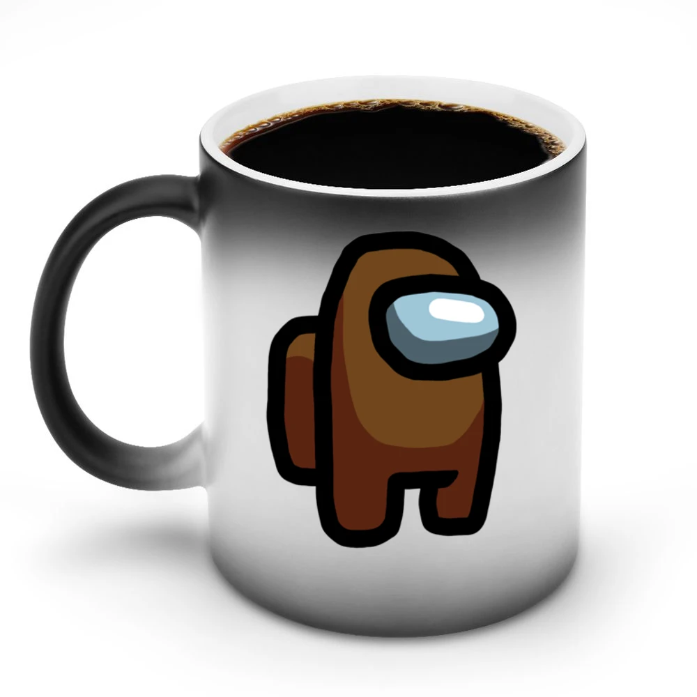 Brown Suspect Fun Video Game Fan Discoloration Mug