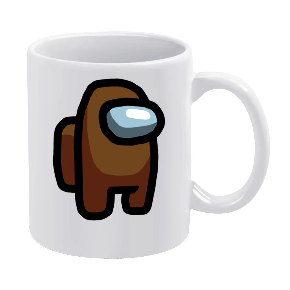 Brown Suspect Fun Video Game Fan White Mug