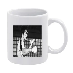 Bruce Lee Tshirt (all Sizes And Styles Available) White Mug