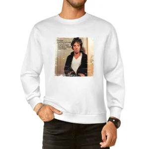 Bruce Springsteen Darkness On The Edge Of Town Album Cover Distressed European Size Pullover Sweater
