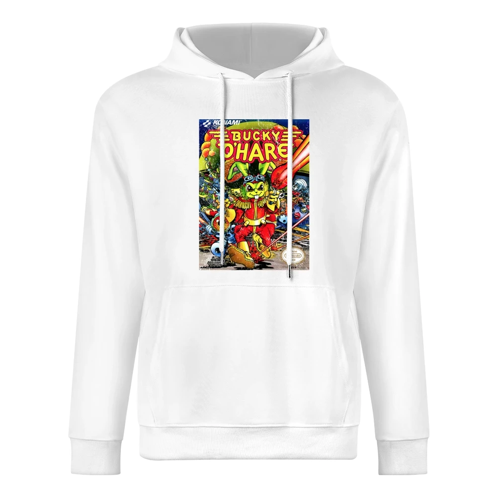 Bucky O'hare Nes Nintendo Old School Retro Video Game Fan Distressed T European Size Men Hoodie