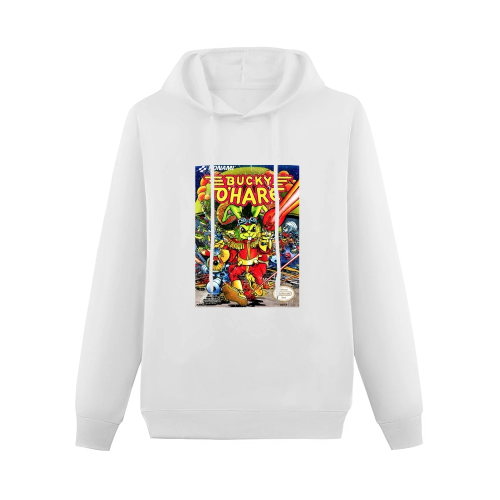Bucky O'hare Nes Nintendo Old School Retro Video Game Fan Distressed T Men Hoodie Without Pocket