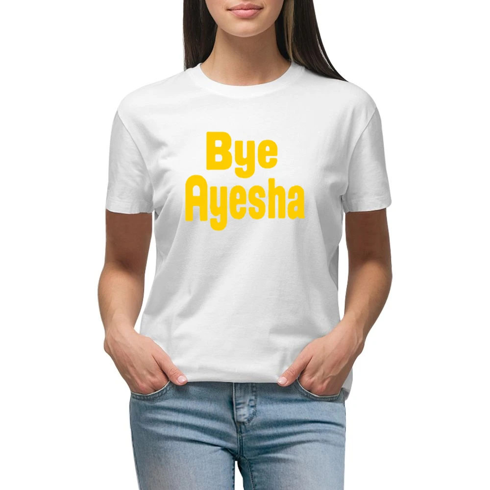 Bye Ayesha Curry Fun Cleveland Ohio Popular Basketball Graphic Fan Tee Premium Women Ladies T-shirt