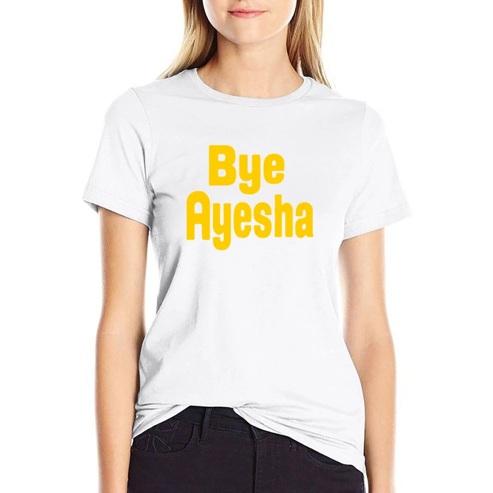 Bye Ayesha Curry Fun Cleveland Ohio Popular Basketball Graphic Fan Tee US Size Women Ladies T-shirt