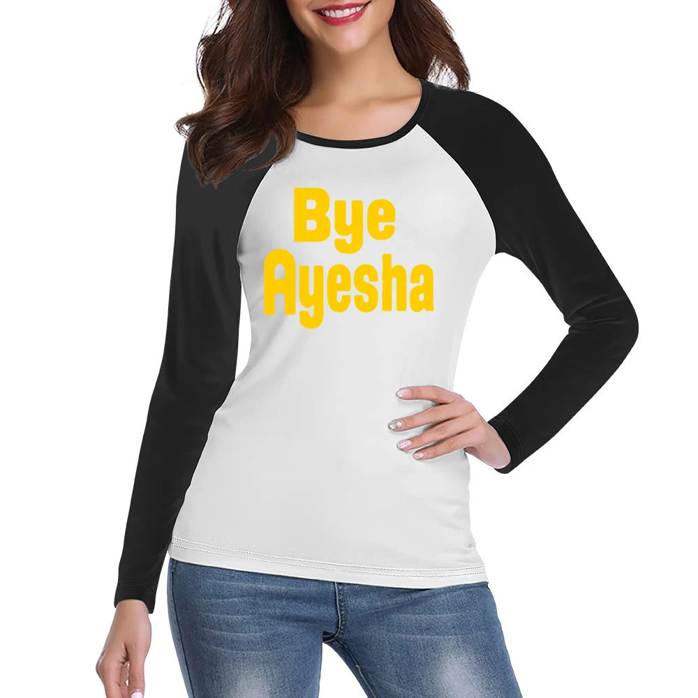 Bye Ayesha Curry Fun Cleveland Ohio Popular Basketball Graphic Fan Tee Women Ladies Long Sleeve T-Shirt