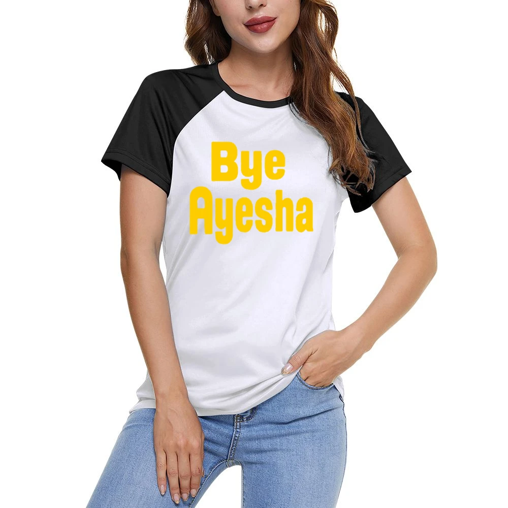 Bye Ayesha Curry Fun Cleveland Ohio Popular Basketball Graphic Fan Tee Women Ladies Short Sleeve T-Shirt