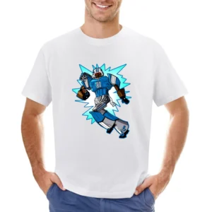 Calvin Johnson Megatron Cartoon Asian Size Men T-Shirt