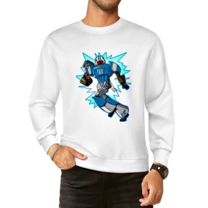 Calvin Johnson Megatron Cartoon European Size Pullover Sweater