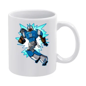 Calvin Johnson Megatron Cartoon White Mug