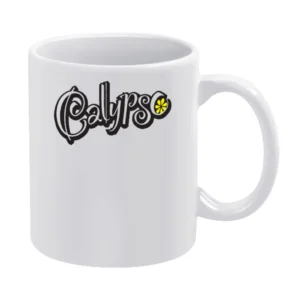 Calypso Lemonade Tropical Soft Drink Logo White Mug