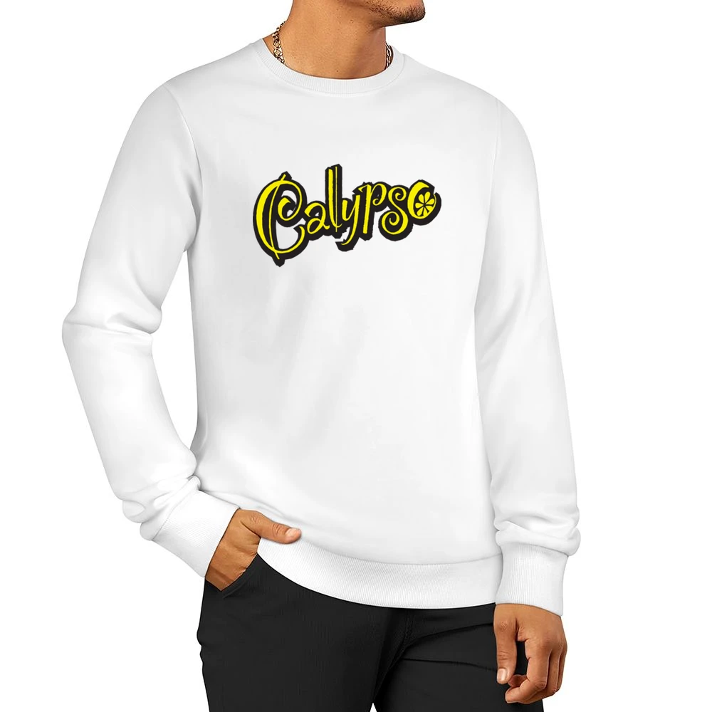 Calypso Lemonade Tropical Soft Drink Yellow Logo Men Pullover Sweatshirt