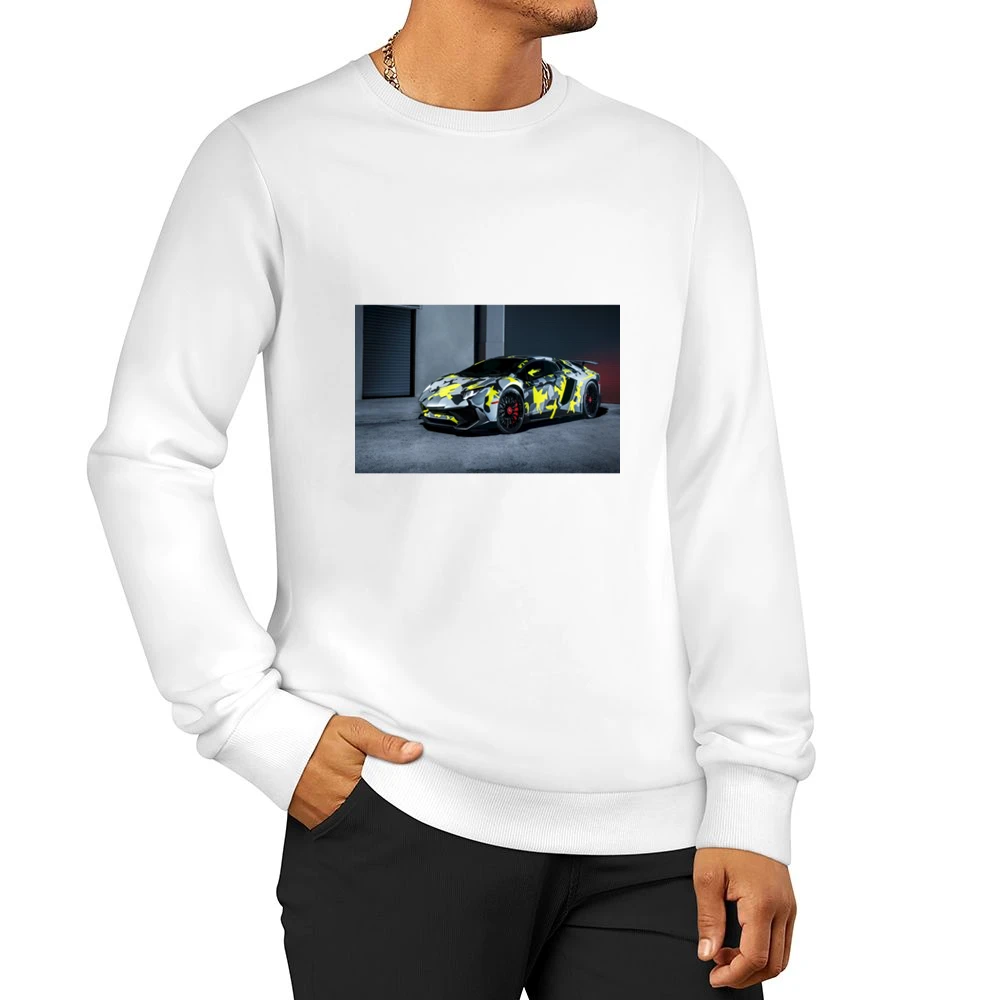 Camo Lambo Tshirt Men Pullover Sweatshirt