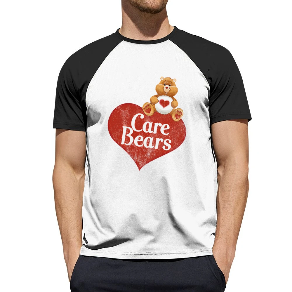 Care Bears Fun Cool Vintage Style Distressed Graphic Retro Tv Show T S Men Short Sleeve T-Shirt