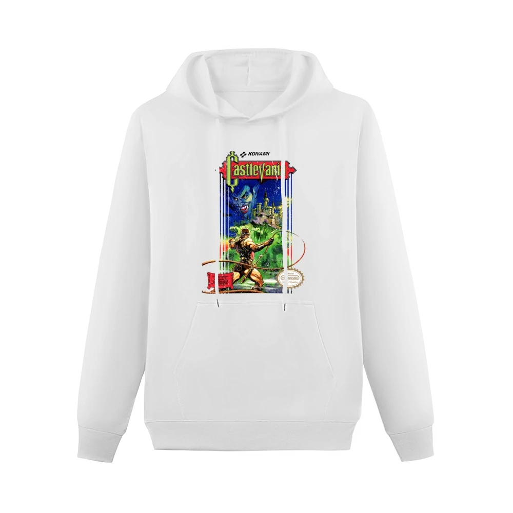 Castlevania Nes Nintendo Konami Old School Retro Video Game Fan Distre Men Hoodie With Pocket