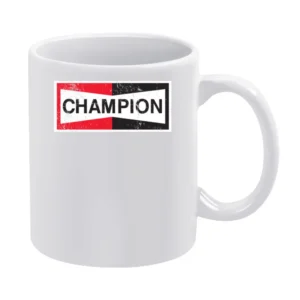 Champion Brad Pitt Once Upon A Time In Hollywood Movie Vintage White Mug