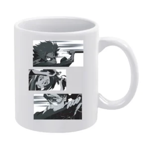 Champloo in action Mugen Fuu and Jin Samurai mix anime manga White Mug