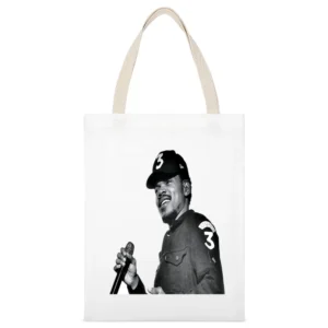 Chance The Rapper Tshirt White Canvas Tote Shopping Bag