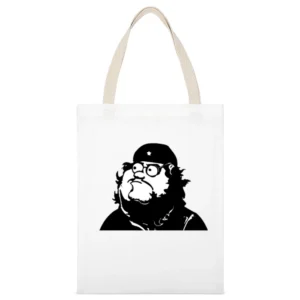 Che Guevera Funny Peter Griffin Family Guy White Canvas Tote Shopping Bag
