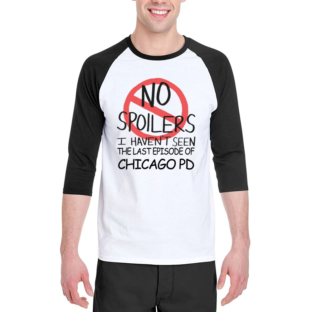 Chicago Pd No Spoilers Last Episode Tv Funny Men 3/4 Sleeve T-Shirt