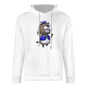 Chip From Animal Crossing Nintendo Character Video Game European Size Men Hoodie