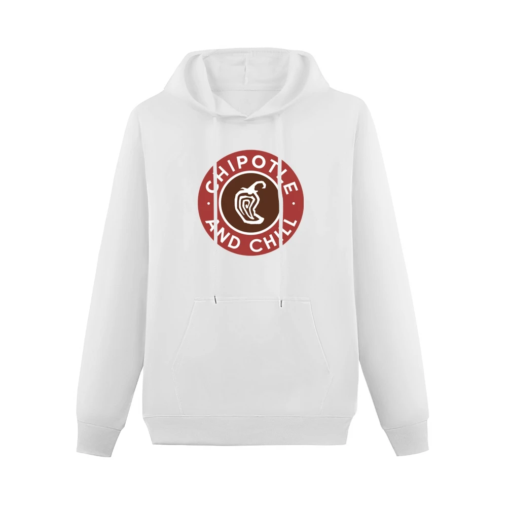 Chipotle And Chill Funny Popular Trending Food Netflix Parody Graphic Men Hoodie With Pocket