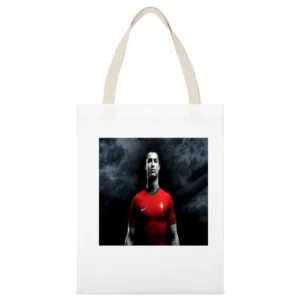 Christiano Ronaldo Portugal Tshirt (all styles and collors available) White Canvas Tote Shopping Bag