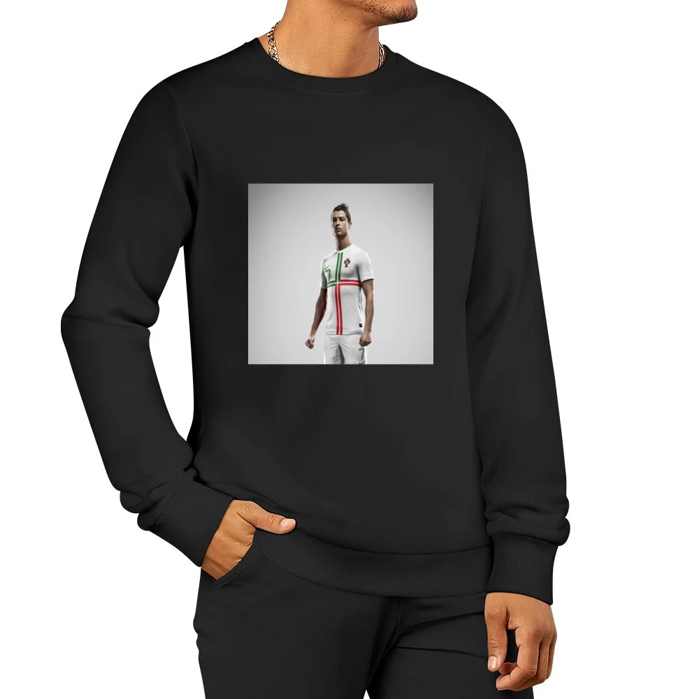 Christiano Ronaldo Portugalo Tshirt 3 (all colors and styles available Men Pullover Sweatshirt