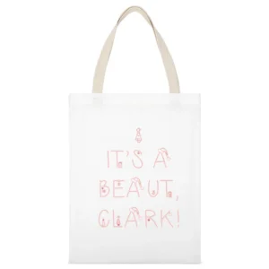 Christmas Vacation Clark Tshirt White Canvas Tote Shopping Bag