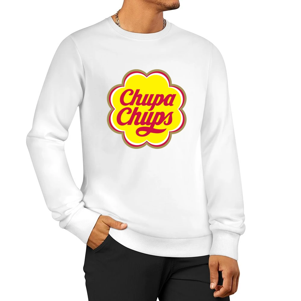 Chupa Chups Lollipop Candy Logo Men Pullover Sweatshirt