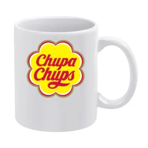 Chupa Chups Lollipop Candy Logo White Mug