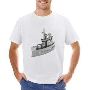 Classic Battleship Monopoly Token Game Piece Fun Cool Graphic Tee Shir Asian Size Men T-Shirt