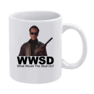 Classic Movie Scarface What Would The Skull Do White Mug