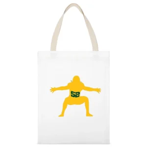 Clay Matthews Packers Tshirt White Canvas Tote Shopping Bag