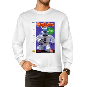 Clayfighter Sega Genesis Old School Retro Video Game Fan Distressed T European Size Pullover Sweater