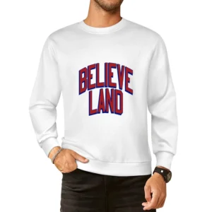 Cleveland Believeland Tshirt European Size Pullover Sweater
