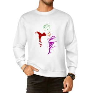Comic Love Joker Harley European Size Pullover Sweater