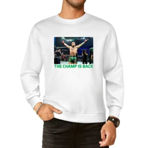 Conor Mcgregor The Champ Is Back Ufc 246 Mma Fight Fan European Size Pullover Sweater