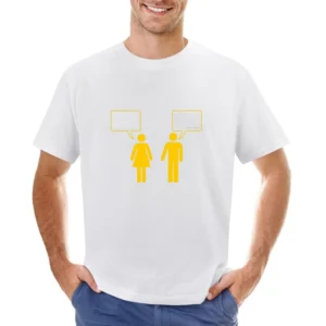 Couple argue oh eh do not understand funny Asian Size Men T-Shirt